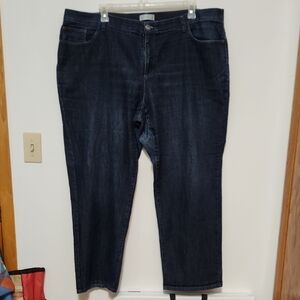 Christopher & Banks Blue Straight Leg Jeans